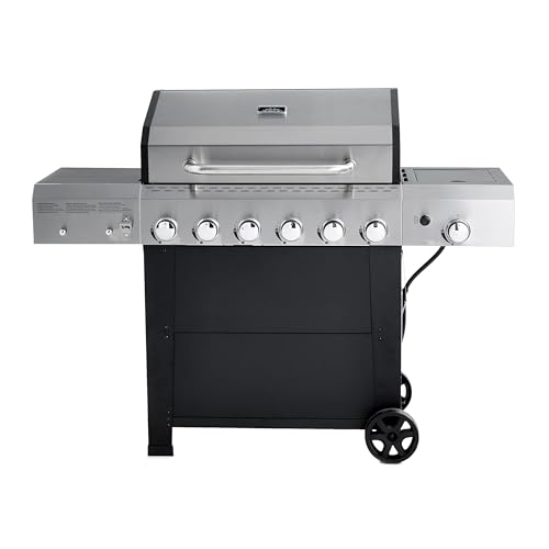 Amazon Basics Freestanding Gas Grill with Side Burner