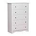 Prepac Monterey 5-Drawer Chest for Bedroom