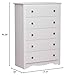 Prepac Monterey 5-Drawer Chest for Bedroom