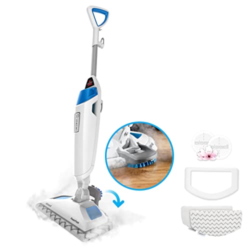 Bissell 1940 PowerFresh Steam Mop Hard Floor Steam Cleaner, Blue