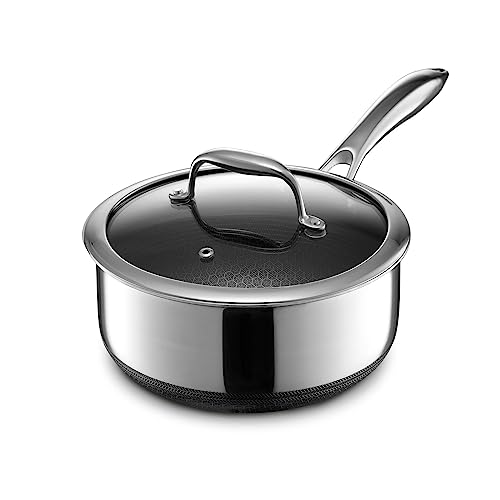 HexClad 3 Quart Hybrid Nonstick Saucepan