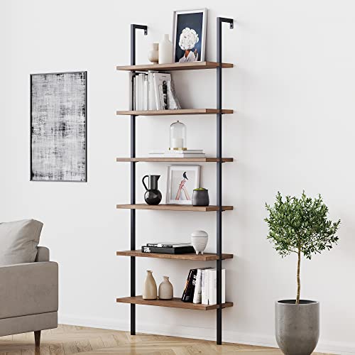 Nathan James Theo 6-Shelf Tall Bookshelf