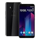 HTC U11 Plus (2Q4D100) 6GB / 128GB 6.0-inches LTE Dual SIM Factory Unlocked - International Stock No Warranty (Ceramic Black)