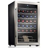 NutriChef 34 Bottle Compressor Wine Cooler