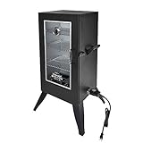 Smoke Hollow 30162EW 30-Inch Electric Smoker with Window, Black