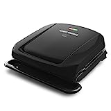 George Foreman 4-Serving Removable Plate Electric Grill