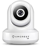 Amcrest UltraHD 2K Security Camera, White