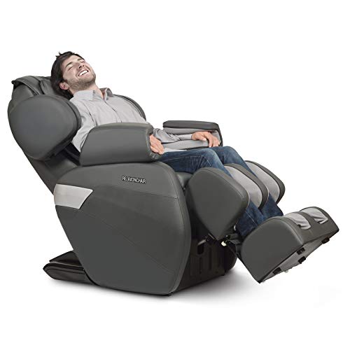 RELAXONCHAIR [MK-II Plus] Full Body Zero Gravity Shiatsu Massage Chair with Built-in Heat and Air Massage System - Charcoal