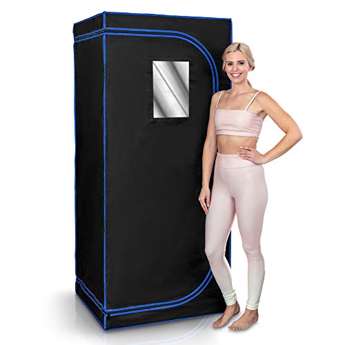 SereneLife Portable Full Size Infrared Home Spa| One Person Sauna