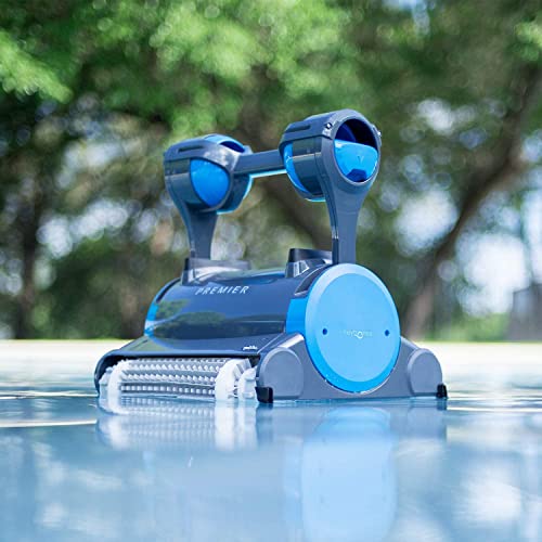 Dolphin Premier Robotic Pool Cleaner (2023 Model) with Multimedia