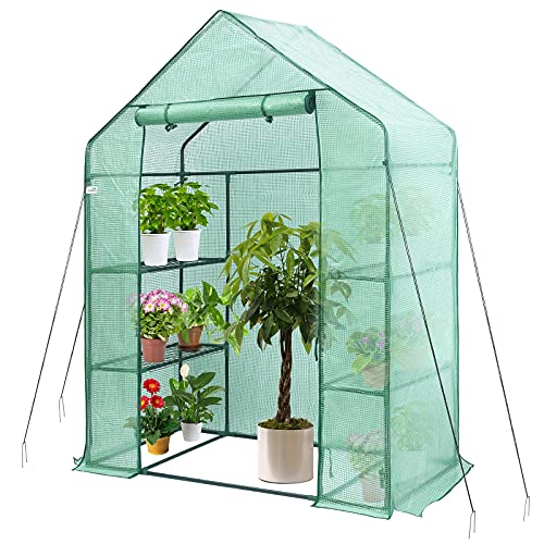 Hanience Greenhouse Walk-in with Anchors and Ropes