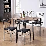 VECELO Kitchen Dining Room Table Sets