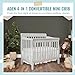 Dream On Me Aden 4-in-1 Convertible Crib