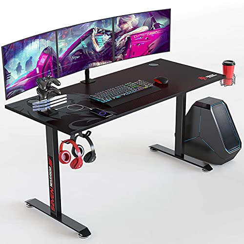 SEVEN WARRIOR Gaming Desk, T- Shaped